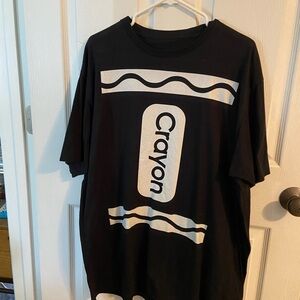 XXL Black/White Crayola T-Shirt